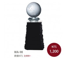 WA-98黑晶鑽水晶獎盃